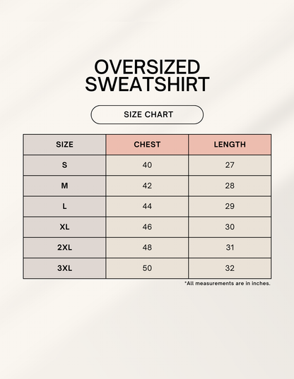 Sky Blue Citizens Heritage Oversized Sweatshirt
